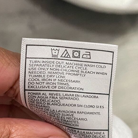 Reebok Boy’s White Blue Logo Cotton Blend Crewneck Short Sleeve Tee Size 6 - Picture 9 of 10